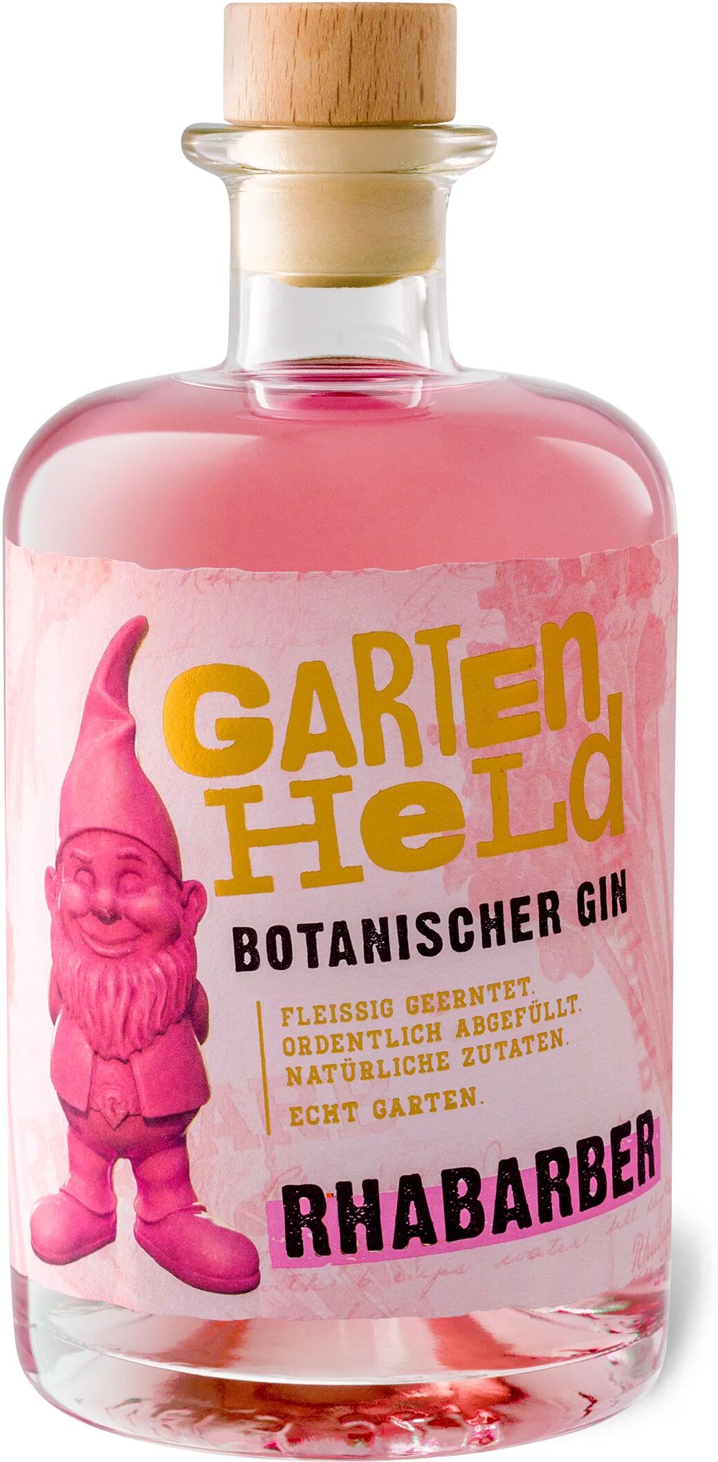 Gartenheld Botanischer Gin Rhabarber 37,5% Vol