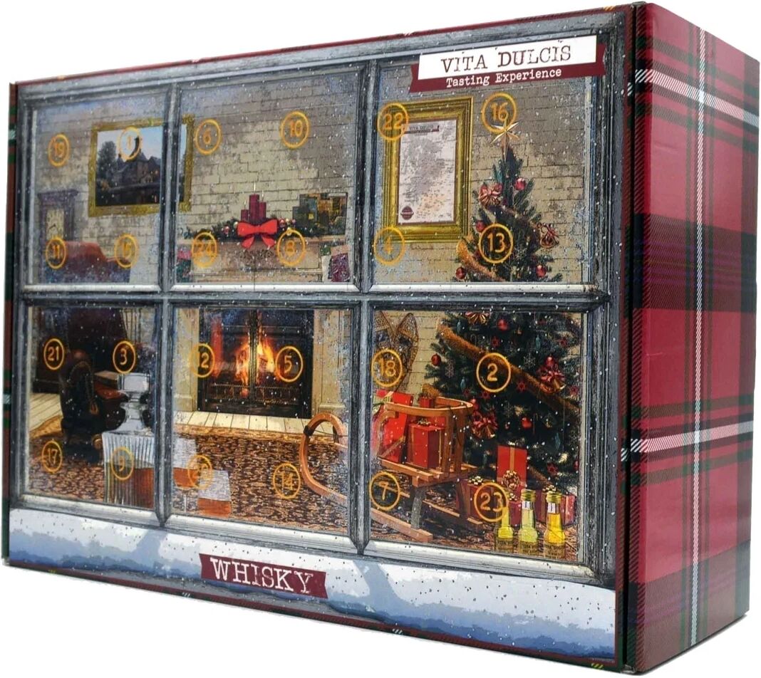 Vita Dulcis Whisky Adventskalender International – Edition 7 – 24 x 0,02l, 40 - 62,3% Vol