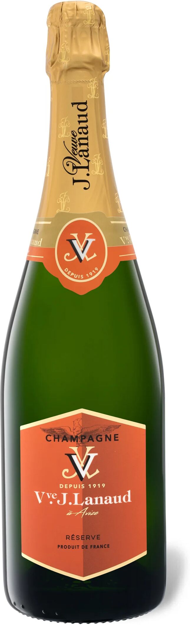 - Veuve J. Lanaud Cuvée de Réserve brut, Champagner