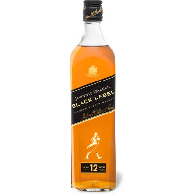 JOHNNIE WALKER Black Label Blended Scotch Whisky 12 Jahre 40% Vol JOHNNIE WALKER Black Label Blended Scotch Whisky 12 Jahre 40% Vol