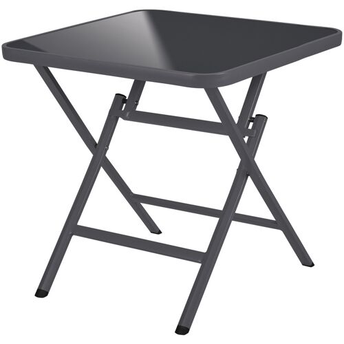 LIVARNO® Alu-Glastisch »Houston / Toronto«, 70 x 70 x 70 cm