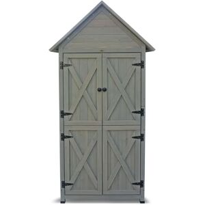 HABAU Gartenschrank »Lena«,  83 x 45 x 178 cm, grau