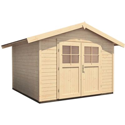 WEKA 122 Gr.5 Gartenhaus - Holz, Natur, 380x295cm WEKA 122 Gr.5 Gartenhaus - Holz, Natur, 380x295cm