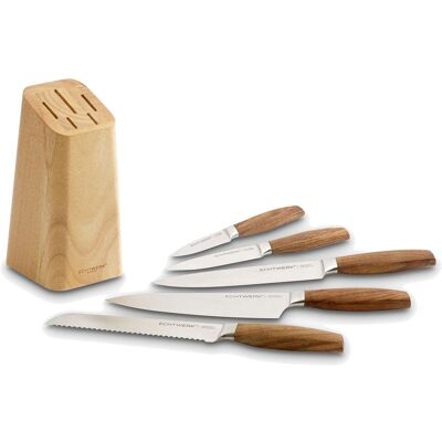 ECHTWERK - Classic Edition - beige - Messerblock Set ECHTWERK - Classic Edition - beige - Messerblock Set