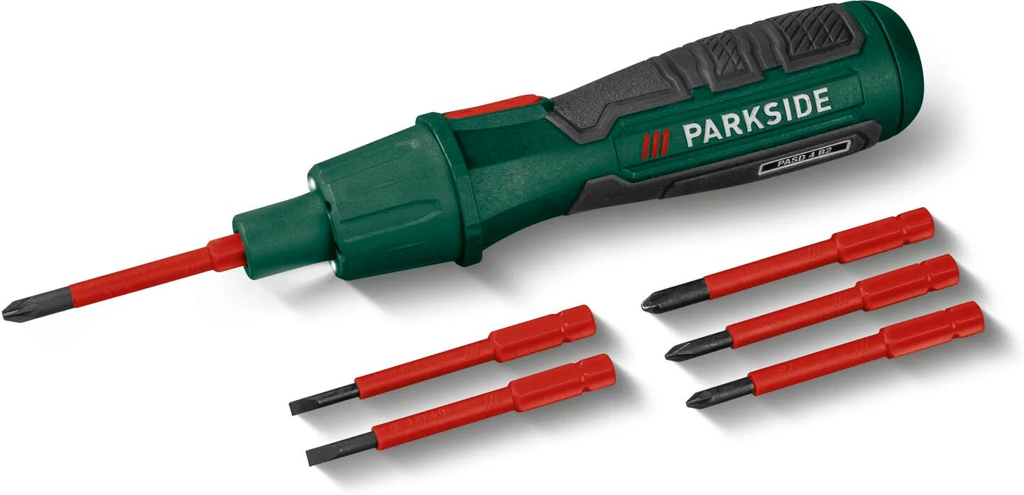 PARKSIDE® 4 V Akku-Schraubendreher »PASD 4 B2«, mit 6 isolierten Spezial-Bits