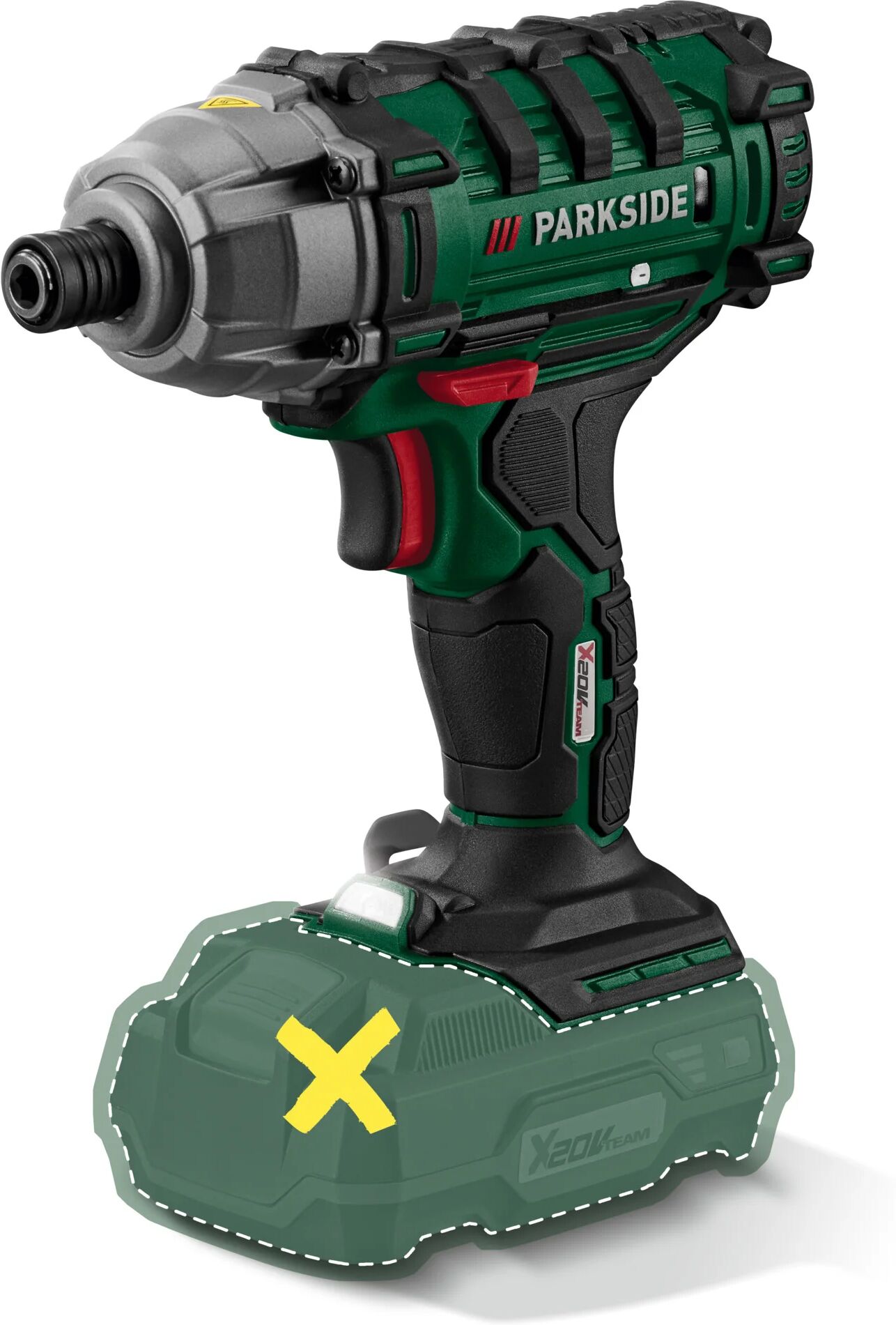 PARKSIDE® 20 V Akku-Drehschlagschrauber »PDSSA 20-Li B2«, 1/4", ohne Akku und Ladegerät