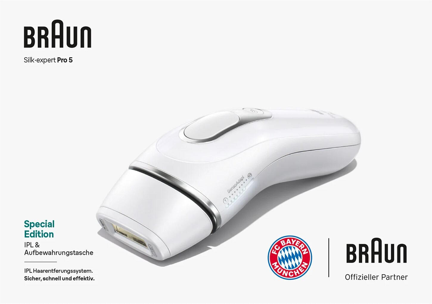 Braun Silk-expert Pro 5 IPL-Haarentfernung für Damen