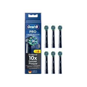 Oral-B Aufsteckbürsten Pro CrossAction Schwarz 6er