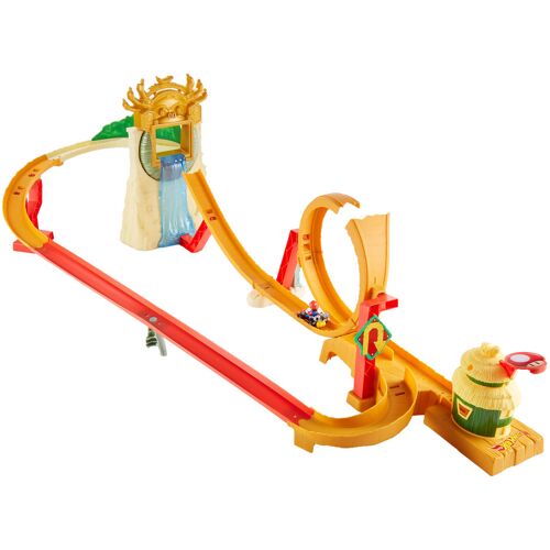 Hot Wheels Trackset »Mario Kart Rundkurs«, inkl. 1 Fahrzeug