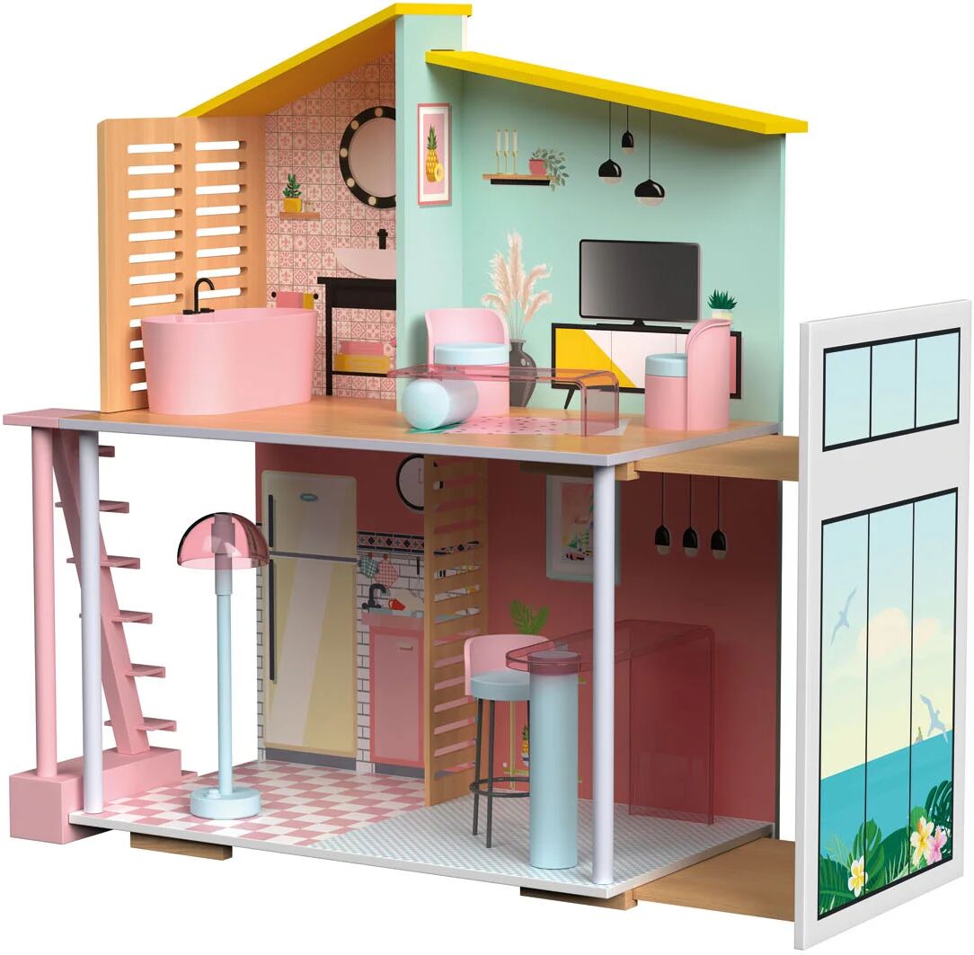 Playtive Fashion Doll Puppenhaus, 2 Etagen