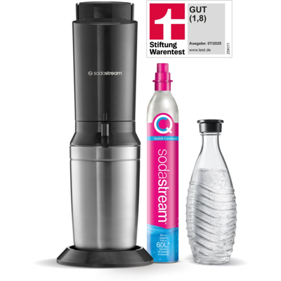 SODASTREAM »Crystal« titan, inkl. 0,7 L Glaskaraffe und Zylinder SODASTREAM »Crystal« titan, inkl. 0,7 L Glaskaraffe und Zylinder