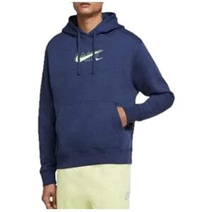 Nike Sweatshirts M NSW HOODIE PO AIR PRNT PACK, MIDNIGHT XL - male - blau - XL