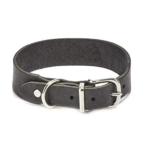 LABONI GIRO Hundehalsband - black - Umfang 41-46 cm - Länge 55 cm - Breite 3,5 cm