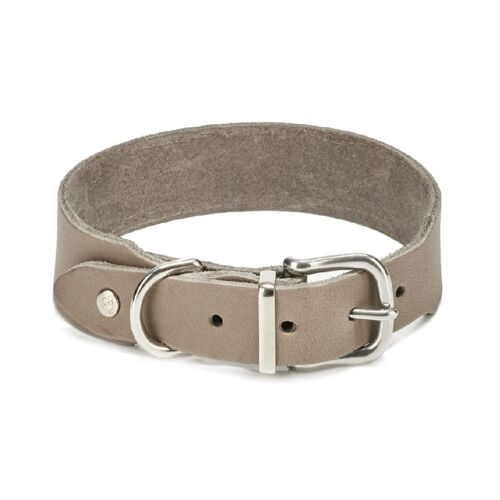 LABONI GIRO Hundehalsband - grey - Umfang 33-38 cm - Länge 45 cm - Breite 3,5 cm