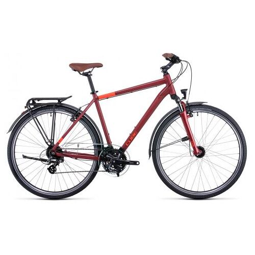 Lucky Bike Cube Touring   darkred´n´red   50 cm   Trekkingräder