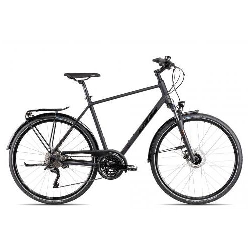Lucky Bike KTM VALENCIA STREET 2024   metallic black matt/black lime   56 cm   Trekkingräder