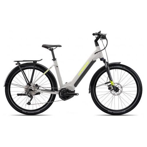 Lucky Bike Haibike Trekking 6 Wave   grey/neon yellow   54 cm   E-Trekkingräder