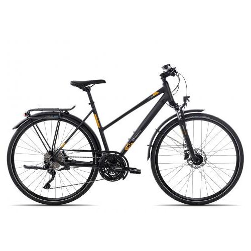 Lucky Bike 2R Manufaktur TRS30 Trapez   metal grey matt/grey/orange   46 cm   Trekkingräder