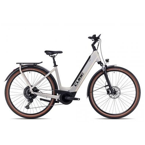 Lucky Bike Cube Touring Hybrid PRO 500 Wave 2023   pearlysilver´n´black   M   E-Trekkingräder