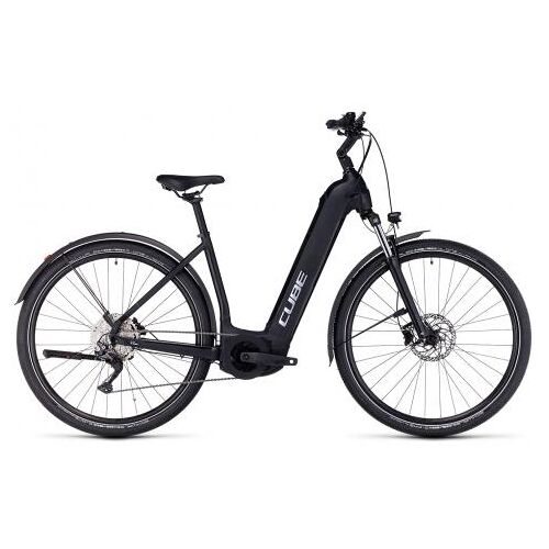 Lucky Bike Cube Nuride Hybrid PRO 750 Wave 2023   black´n´metal   XS   E-Trekkingräder