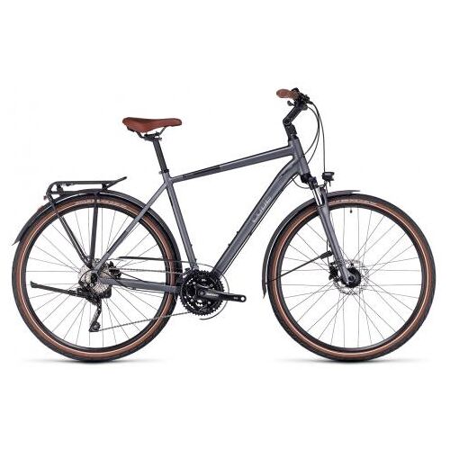 Lucky Bike Cube Touring EXC 2023   grey´n´metal   M   Trekkingräder