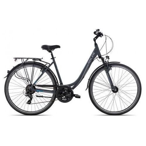 Lucky Bike Adler Verona Wave   darkgrey matt/grey blue   45 cm   Trekkingräder