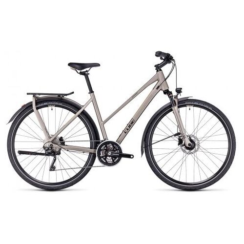 Lucky Bike Cube Kathmandu PRO Trapez 2023   flashstone´n´black   S   Trekkingräder