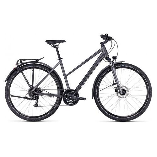 Lucky Bike Cube Nature Allroad Trapez 2023   graphite´n´black   S   Trekkingräder