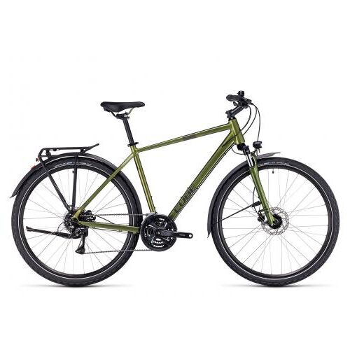 Lucky Bike Cube Nature Allroad 2023   shinymoss´n´black   XL   Trekkingräder