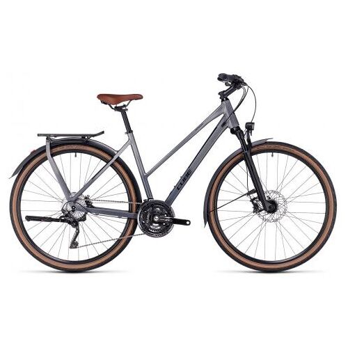 Lucky Bike Cube Kathmandu SLX Trapez 2023   prizmsilver´n´black   M   Trekkingräder