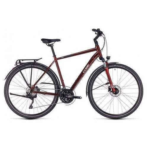 Lucky Bike Cube Touring EXC 2023   red´n´white   XS   Trekkingräder