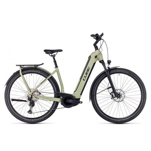 Lucky Bike Cube Kathmandu Hybrid SLX 750 Wave 2023   green´n´olive   L   E-Trekkingräder