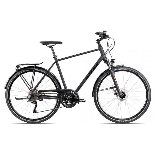 Lucky Bike KTM VALENCIA STREET 2024   metallic black matt/black lime   51 cm   Trekkingräder