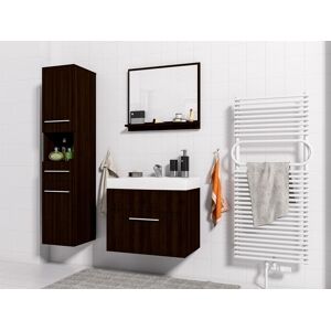 Fun Moebel Badmöbel Set 4-Tlg Wenge matt LUCY inkl.Waschtisch Fun Moebel Badmöbel Set 4-Tlg Wenge matt LUCY inkl.Waschtisch