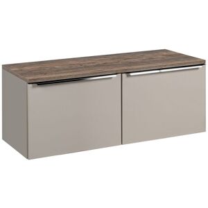 Fun Moebel Waschtischunterschrank 2-tlg AKAN 120cm Taupe ohne Waschtisch Fun Moebel Waschtischunterschrank 2-tlg AKAN 120cm Taupe ohne Waschtisch