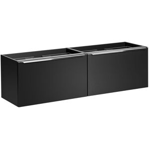 Fun Moebel Waschtischunterschrank 4-tlg AKAN 160cm Schwarz matt Eiche inkl. Waschtisch Fun Moebel Waschtischunterschrank 4-tlg AKAN 160cm Schwarz matt Eiche inkl. Waschtisch