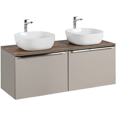 Fun Moebel Waschtischunterschrank 4-tlg AKAN 120cm Taupe inkl. Waschtisch Fun Moebel Waschtischunterschrank 4-tlg AKAN 120cm Taupe inkl. Waschtisch