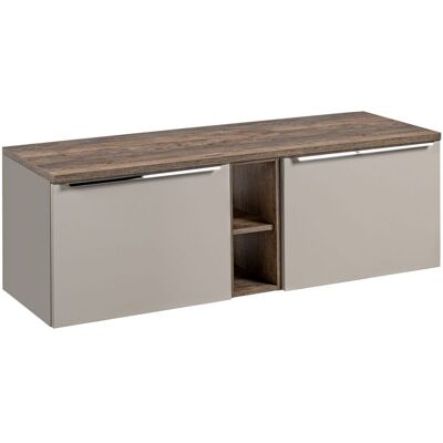 Fun Moebel Waschtischunterschrank 3-tlg AKAN 140cm Taupe ohne Waschtisch Fun Moebel Waschtischunterschrank 3-tlg AKAN 140cm Taupe ohne Waschtisch