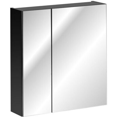 Fun Moebel Badezimmer Spiegelschrank 60cm AKAN Schwarz matt inkl. LED Fun Moebel Badezimmer Spiegelschrank 60cm AKAN Schwarz matt inkl. LED
