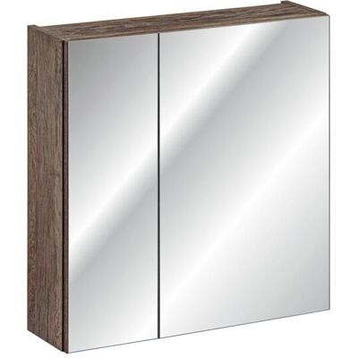 Fun Moebel Badezimmer Spiegelschrank 60cm AKAN Vintage Eiche inkl. LED Fun Moebel Badezimmer Spiegelschrank 60cm AKAN Vintage Eiche inkl. LED
