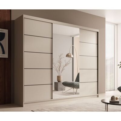 Fun Möbel Schiebetürenschrank Schrank OSLO in Cashmere matt 250x215x58 cm Fun Möbel Schiebetürenschrank Schrank OSLO in Cashmere matt 250x215x58 cm
