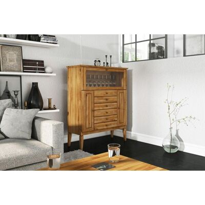Fun Möbel Anrichte Kommode LENNES Eiche massiv 112x140x45 cm Fun Möbel Anrichte Kommode LENNES Eiche massiv 112x140x45 cm