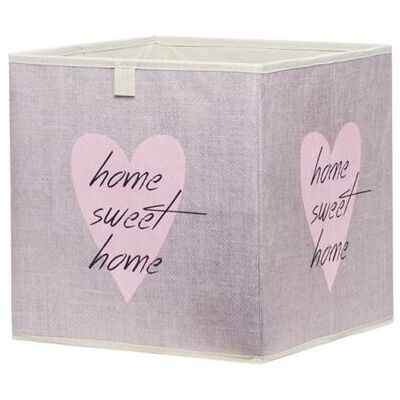 Fun Moebel - DELTA - Heart - 32x32x32 cm - Aufbewahrungsbox Fun Moebel - DELTA - Heart - 32x32x32 cm - Aufbewahrungsbox