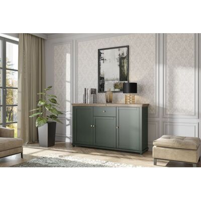 Fun Moebel Sideboard HOME Anrichte 160 cm Grün Eiche Lefkas Fun Moebel Sideboard HOME Anrichte 160 cm Grün Eiche Lefkas
