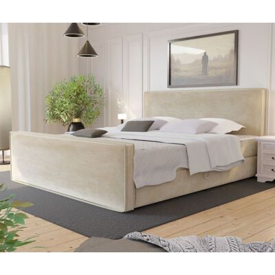 Fun Moebel - CELES - Beige - 140x220 cm - Boxspringbett Fun Moebel - CELES - Beige - 140x220 cm - Boxspringbett