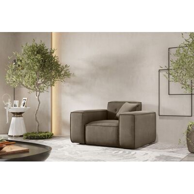 Fun Möbel Sessel Designersessel CESINA in Stoff Opera Velvet Taupe Fun Möbel Sessel Designersessel CESINA in Stoff Opera Velvet Taupe