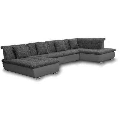 Fun Möbel - NICOLE - Grau/Schwarz - Schlaffunktion - Sofa bed Fun Möbel - NICOLE - Grau/Schwarz - Schlaffunktion - Sofa bed