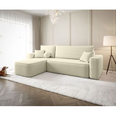 Fun Möbel Ecksofa Schlafsofa Sofa AGEPO Stoff Quelle Creme Ottomane Links Fun Möbel Ecksofa Schlafsofa Sofa AGEPO Stoff Quelle Creme Ottomane Links