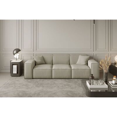 Fun Moebel - CELES - Creme - Opera Velvet - Sofa Fun Moebel - CELES - Creme - Opera Velvet - Sofa