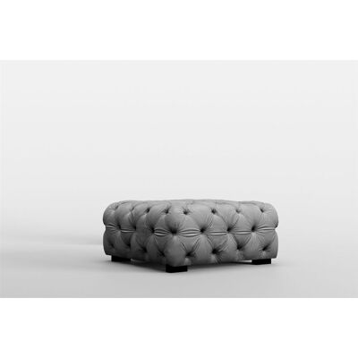 Fun Moebel Polsterhocker Designerhocker Sitzhocker NATALIE in Stoff Riviera Steel Fun Moebel Polsterhocker Designerhocker Sitzhocker NATALIE in Stoff Riviera Steel